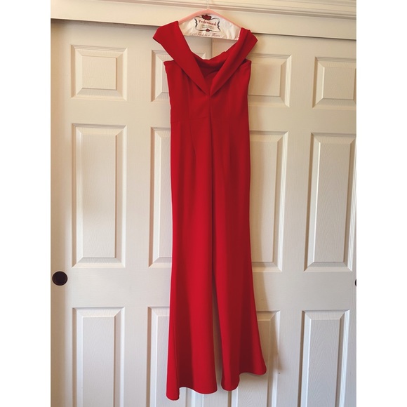 by the way. (Revolve) Red Jumpsuit - Picture 5 of 8